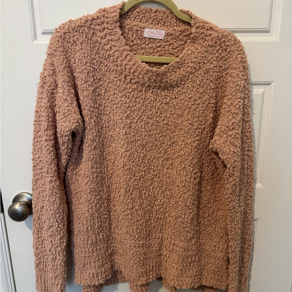 Mauve knit sweater